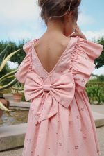Платье для девочек (Evia Bow Dress Gots - 5y-10Y) торг. марки "Konges Slоjd", арт. № KS103055, материал: 100% хлопок / 9-10Y