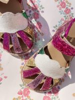 Сандали для детей (RAINBOW SANDAL - FLAMINGO PLUME - 2330) торг. марки "Konges Slоjd", арт. № KS102519, материал: верх-100% текстиль, подошва-100% рез / 30