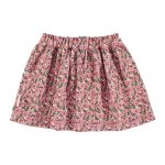 Short skirt | Pink flowers / 3Y