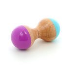 Turquoise and purple maracas