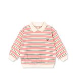 Рубашка-поло для девочек (SPOTTY LS POLO GOTS BLUSH BOUND STRIPE) торг. марки "Konges Slоjd", арт. № KS104433, материал: 100% хлопок, возраст/размер: