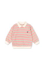 Рубашка-поло для девочек (SPOTTY LS POLO GOTS BLUSH BOUND STRIPE) торг. марки "Konges Slоjd", арт. № KS104433, материал: 100% хлопок, возраст/размер: