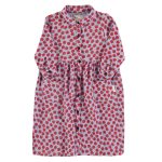 Long dress | Lilac w/ red apples / 3Y