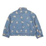Paper Airplane Denim Jacket/Джинсовая куртка Бумажный самолетик JM2410312 / INDIGO DENIM / 120(6-7Y)
