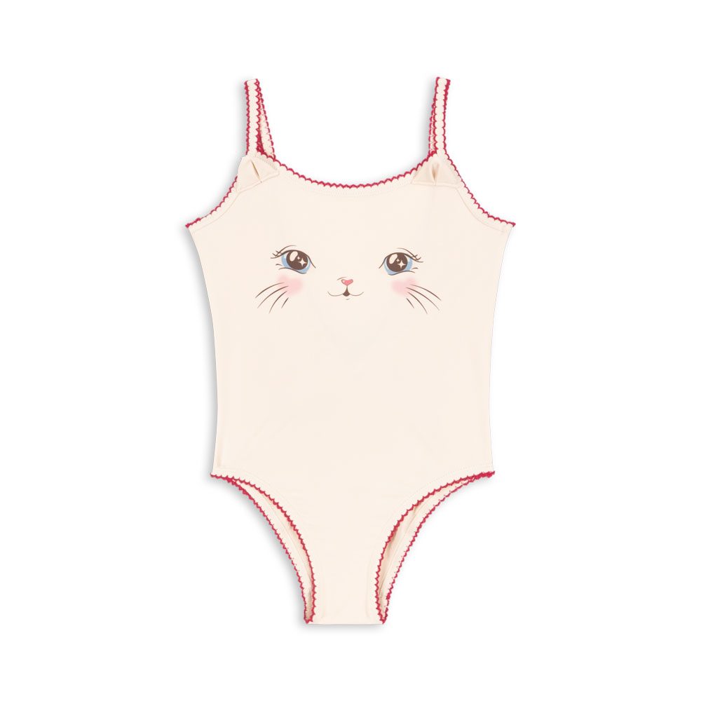 Купальник для девочек (Kitty Swimsuit GRS - 2y-6y) торг. марки "Konges Slоjd", арт. № KS103274, материал: 80% полиэстр, 20% эластан / 3Y