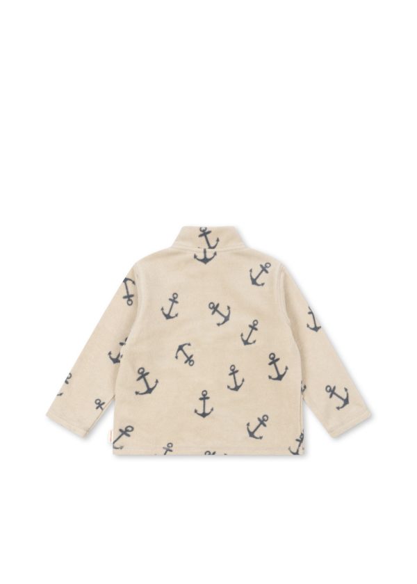 Толстовка для девочек (TAVI FLEECE SWEATSHIRT GRS ANCHER) торг. марки "Konges Slоjd", арт. № KS103542, материал: 100% полиэстр / 5-6Y