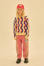 Wave Knit Sweater / 140(10-11Y)