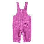 Dungarees | Magenta corduroy / 8Y