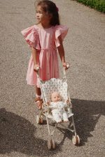 Платье для девочек (Evia Bow Dress Gots - 5y-10Y) торг. марки "Konges Slоjd", арт. № KS103055, материал: 100% хлопок / 9-10Y