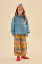 Rabbit Denim Shirt/Джинсовая рубашка с кроликом артикул JM2410150 / INDIGO DENIM / 110(4-5Y)