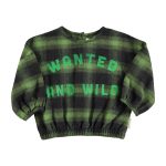 Flannel blouse | Green & black checkered / 10Y