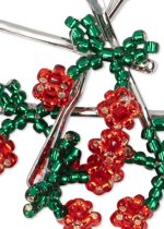 Заколка для волос (4 PACK MINI CHERRY HAIR PIN) торг. марки "Konges Slоjd", арт. № KS103215, материал: 60% стекло, 40% металл / ONESIZE