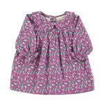 Baby dress | Magenta flowers / 24M