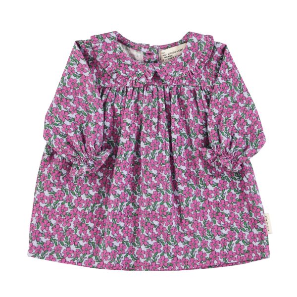 Baby dress | Magenta flowers / 24M