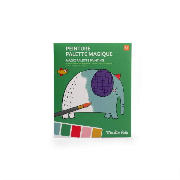 Книга для раскраски (Magic palette painting Les Toupitis) торг. марки "Moulin Roty", арт. № 679601