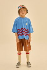 Wave T-Shirt_blue/Футболка Волна_синяя артикул JM2410117 / BLUE / 90(18-24M)