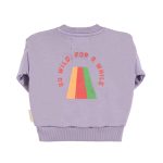 Sweatshirt | Purple w/ "wanted & wild" print / 6Y