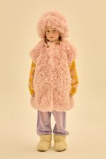 Fur Long Vest / 130(8-9Y)
