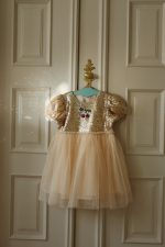 Платье для девочек (Starla Puff Sleeve Dress - 4y-8y) торг. марки "Konges Slоjd", арт. № KS103060, материал: 100% полиэстр / 7-8Y