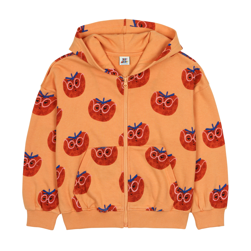 Толстовка с капюшоном на молнии для девочек торг. марки "JellyMallow", арт. № JM2510301, материал: 100% хлопок