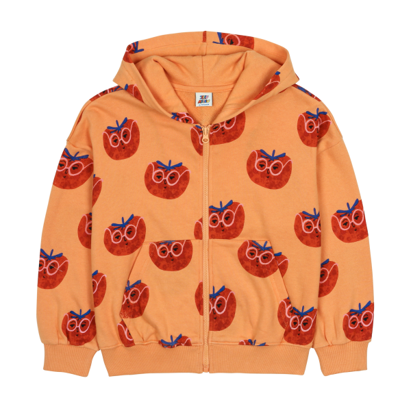 Толстовка с капюшоном на молнии для девочек торг. марки "JellyMallow", арт. № JM2510301, материал: 100% хлопок