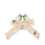 Заколка для волос (VELVET BOW PEARLY HAIR CLIP) торг. марки "Konges Slоjd", арт. № KS103208, материал: 80% полиэстр, 15% металл, 5% стекло / ONESIZE