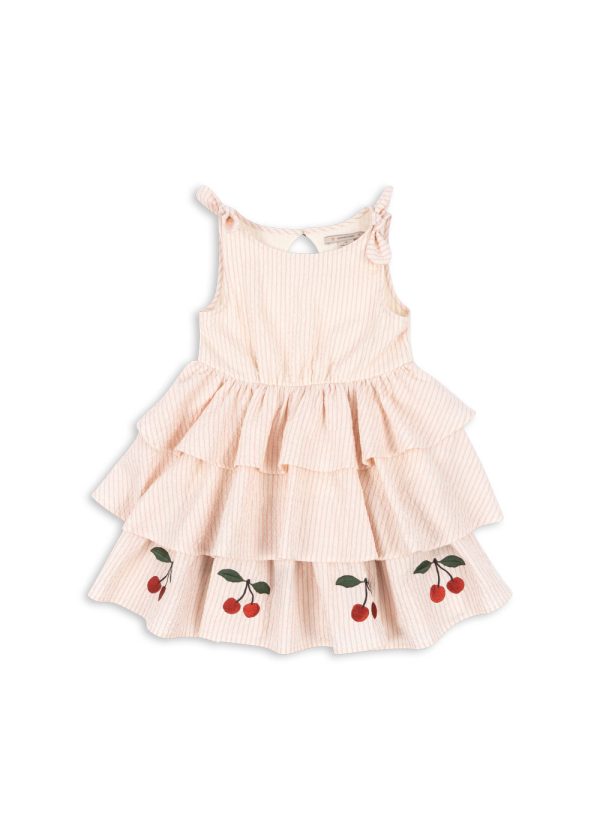 Платье для девочек (Ellie Dress Gots - 18M-10Y) торг. марки "Konges Slоjd", арт. № KS103056, материал: 98% хлопок, 2% эластан / 18M