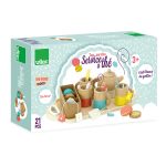 A 21-piece wooden tea set, 8164 Игрушка Деревянный чайный сервиз
