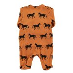 Newborn babygrow | Camel w/ black horses / 1M