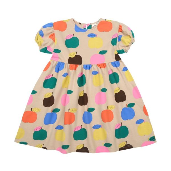 Colorful Apple Dress/Яркое яблочное платье артикул JM2410610 / BEIGE / 90(18-24M)