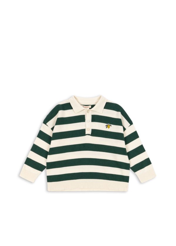 Рубашка поло для мальчиков (MANIS KNIT POLO) торг. марки "Konges Slоjd", арт. № KS103898, материал: 100% хлопок / 7-8Y