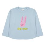 Rabbit Long Sleeve T-shirt/Футболка с длинным рукавом и кроликом артикул JM2410119 / L/BLUE / 110(4-5Y)