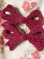Заколки для волос (2 PACK PEARLY BOW HAIR CLIPS - ) торг. марки "Konges Slоjd", арт. № KS102926, материал: 50% стекло, 40% полиэстр, 10% металл / ONESIZE
