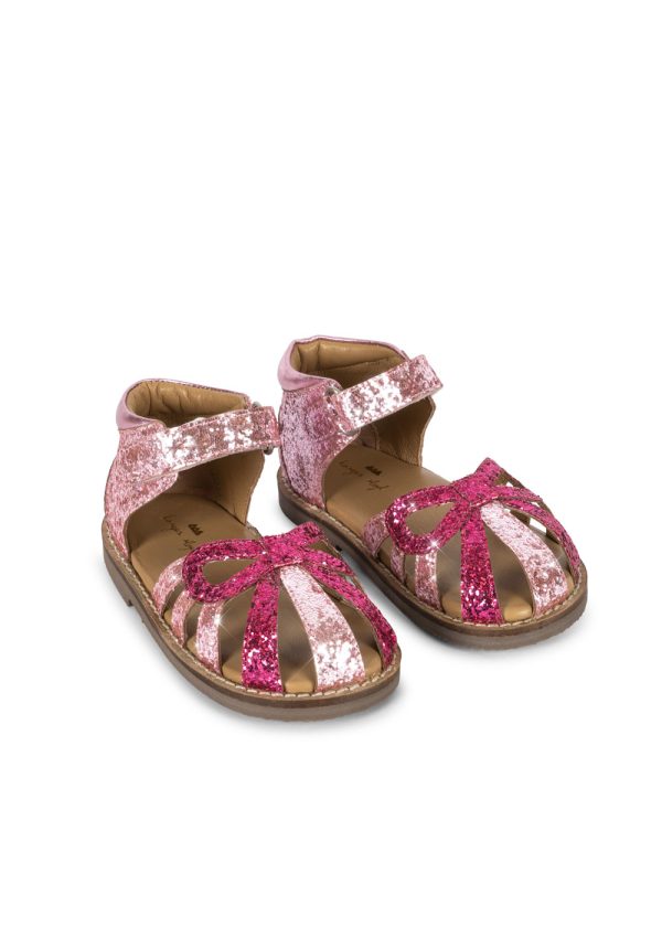 Сандали для детей (BOW SANDAL - FLAMINGO PLUME - 2330) торг. марки "Konges Slоjd", арт. № KS102720, материал: верх-100% текстиль, подошва-100% резина / 28