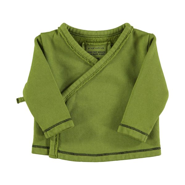 Newborn cardigan crew neck | Green / 1M