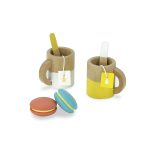 A 21-piece wooden tea set, 8164 Игрушка Деревянный чайный сервиз