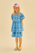 Heart Dress/Сердце Платье артикул JM2410604 / BLUE / 100(2-3Y)