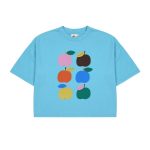 Colorful Apple T-shirt_L/Blue/Футболка Colorful Apple_L/Синий артикул JM2410122 / L/BLUE / 120(6-7Y)