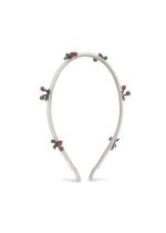 Ободок для волос (PEARLY CHERRY HAIRBRACE) торг. марки "Konges Slоjd", арт. № KS103219, материал: 57% металл, 29% стекло, 9% полиэстр, 5% пластик / ONESIZE