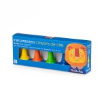Набор восковых мелков (5 wax crayons Les Popipop) торг. марки "Moulin Roty", арт. № 661319