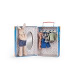 Набор чемодан-гардероб (Little wardrobe suitcase Sylvain La Grande Famille) торг. марки "Moulin Roty", арт. № 632408