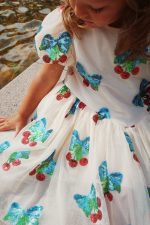 Платье для девочек (HearLily Dress GRS - 18m-10y) торг. марки "Konges Slоjd", арт. № KS103220, материал: 100% полиэстр / 9-10Y
