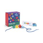 Wooden lacing beads Les Toupitis