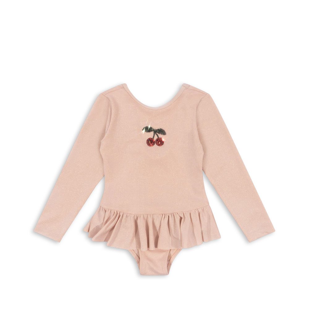 Купальник для девочек (Jade LS swimsuit - 6m-10y) торг. марки "Konges Slоjd", арт. № KS103040, материал: 82% нейлон, 10% люрекс, 8% эластан / 9M