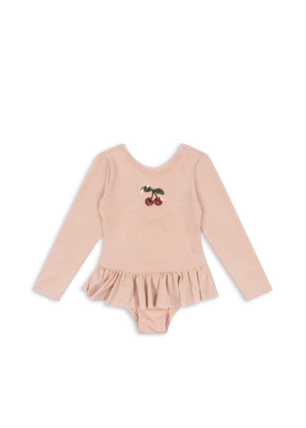 Купальник для девочек (Jade LS swimsuit - 6m-10y) торг. марки "Konges Slоjd", арт. № KS103040, материал: 82% нейлон, 10% люрекс, 8% эластан / 9M
