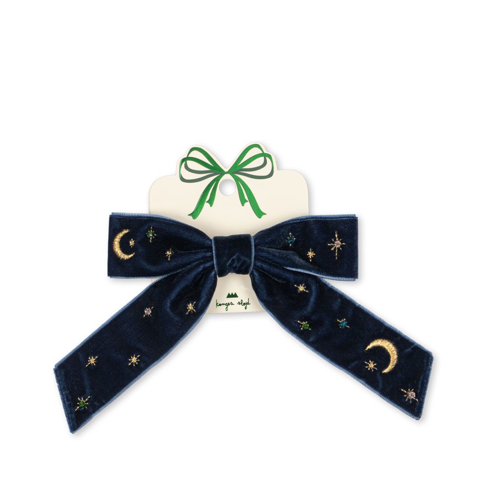 Заколка для волос (VELVET BOW PEARLY HAIR CLIP) торг. марки "Konges Slоjd", арт. № KS104031 / ONESIZE