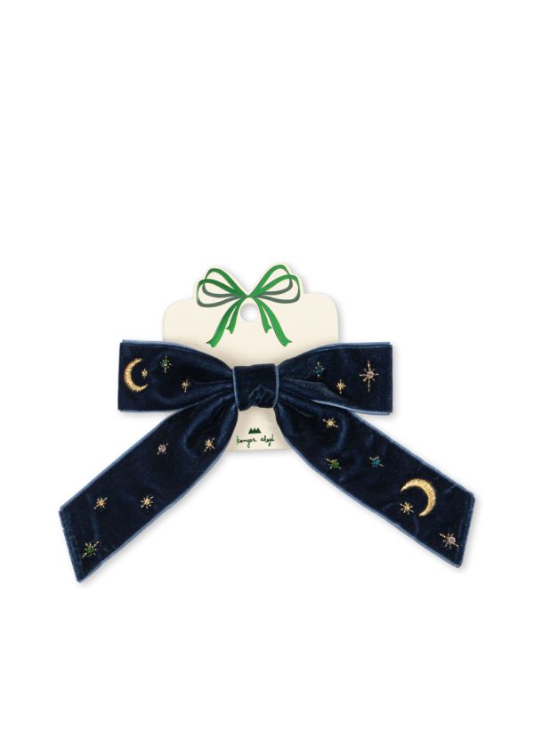 Заколка для волос (VELVET BOW PEARLY HAIR CLIP) торг. марки "Konges Slоjd", арт. № KS104031 / ONESIZE