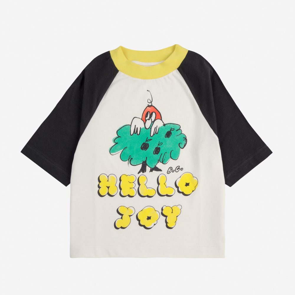 Футболка (Hello Joy ranglan sleeves T-shirt) торг. марки "BOBO CHOSES", арт. № B125AC01619903, материал: 100% органический хлопок, размер: 6-7 years