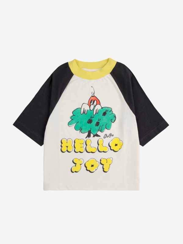 Футболка (Hello Joy ranglan sleeves T-shirt) торг. марки "BOBO CHOSES", арт. № B125AC01619903, материал: 100% органический хлопок, размер: 6-7 years