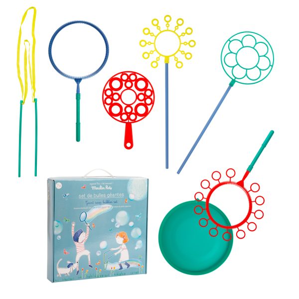 Игрушка для гигантских мыльных пузырей (Giant soap bubbles set Aujourd'hui c'est mercredi) торг. марки "Moulin Roty", арт. № 713360
